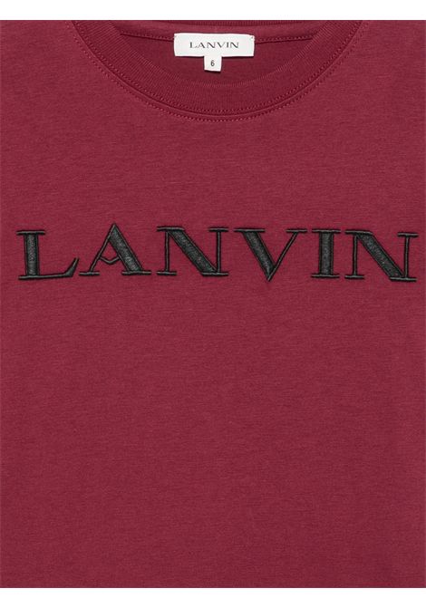 T-shirt con ricamo LANVIN KIDS | N30426955
